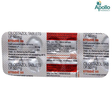 Stozic 50 Tablet 10's Price, Uses, Side Effects, Composition - Apollo ...