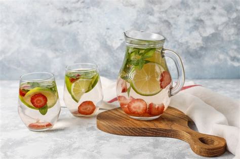 manfaat air infused water lemon