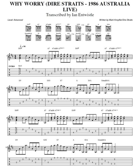 Image result for Why Worry Guitar Lesson