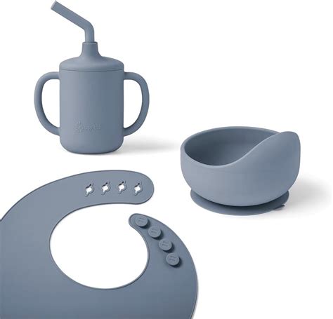 Baby Eetset voor Peuters en Kinderen vanaf 6 Maanden - Tafelgerei met ...