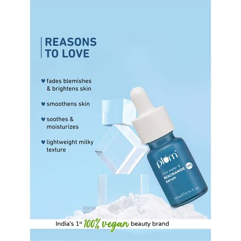 Buy Plum Plum 10% Niacinamide Face Serum with Rice Water & Squalane|...