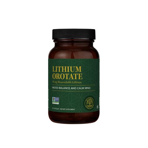 Lithium Orotate 60 Capsules – Health Ranger Store