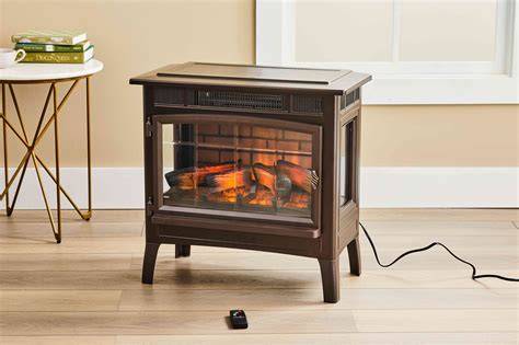 Modern Living Room With Amish Fireplace Heaters