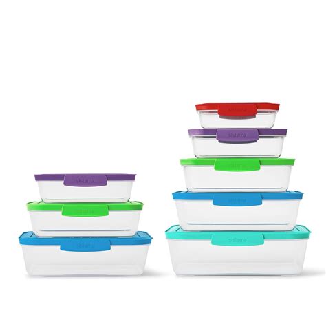 Buy Sistema Nest It Food Storage Containers with Lids, 8-Pack Online at ...