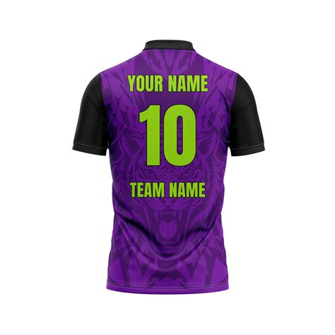 Purple Roar Cricket Custom Jersey | Customized Cricket Jerseys Online ...