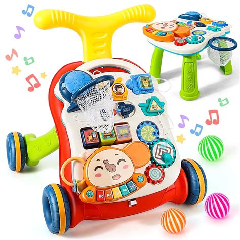 Fisher Price Dj Table Infant Standing Toys Baby Push Walker Learning ...
