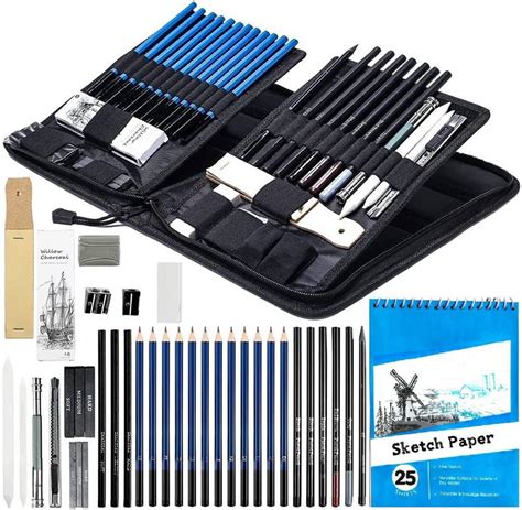 Flipkart.com | Corslet 40 Pieces Sketch Pencils Set for Artists ...