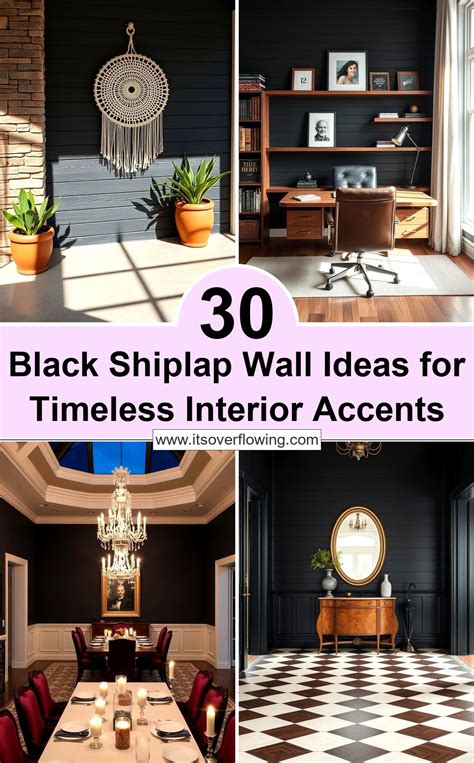 30 Black Shiplap Wall Ideas for Timeless Interior Accents