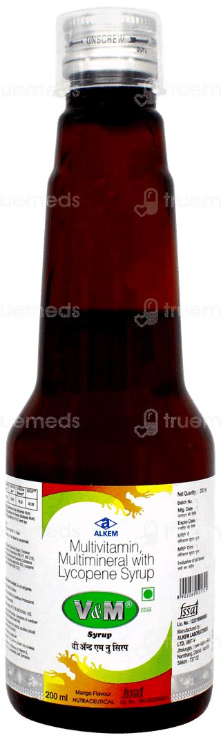 V M Nu Syrup 200 Ml - Uses, Side Effects, Dosage, Price | Truemeds