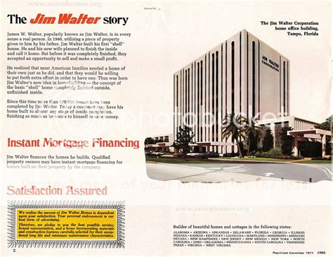 Jim Walter Homes: A Peek Inside the 1971 Catalog | Sears Modern Homes