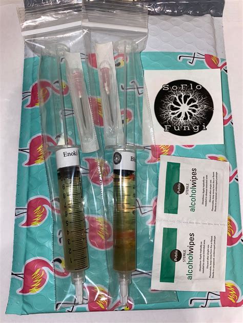 10 Gourmet Mushroom Liquid Culture Syringes - Etsy Canada