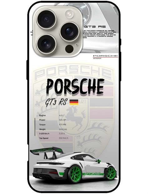 Porsche GT3 RS Performance Edition iPhone Cover – Covers Buy