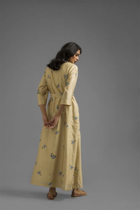 Buy Nude Beige Maxi Dress | Latest Dresses for Women Online : Ancestry