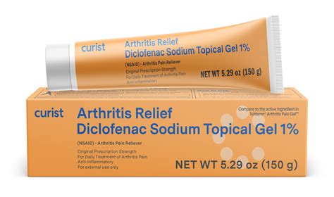 Buy Curist Diclofenac Sodium Topical Gel 1 Percent 150g for Pain ...