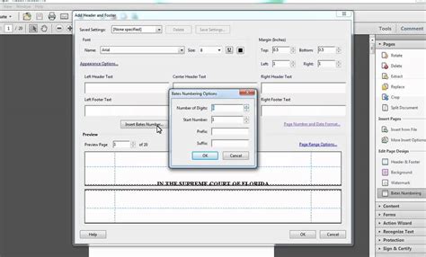 Image result for Adobe Bates Stamp Tutorial