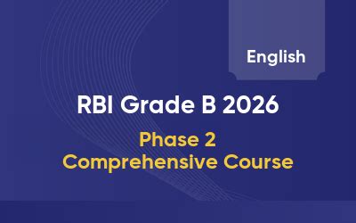 RBI Grade B Exam Pattern 2026, Exam Structure & Marking Scheme