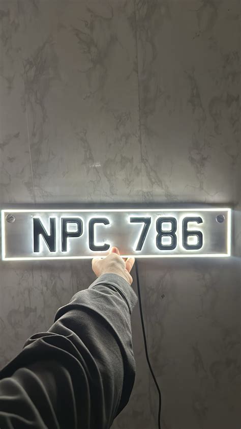 Image result for LED Number Plate