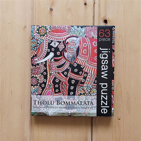Buy Tholu Bommalata Elephant - 63 Piece Jigsaw Puzzle Online On Zwende