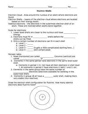 Electron Shells Doc Template | pdfFiller