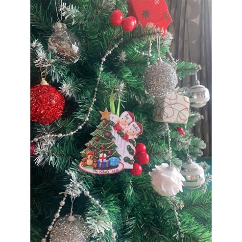 Personalized Wooden Family Tree Ornament (A couple) - Little Surprise Box