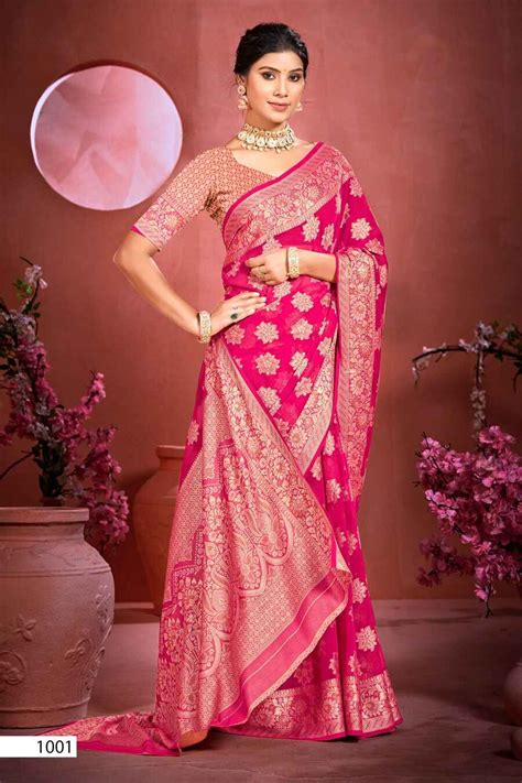 Saroj Hot Star Vol 6 Gerogette Silk Saree wholesale saree market in ...