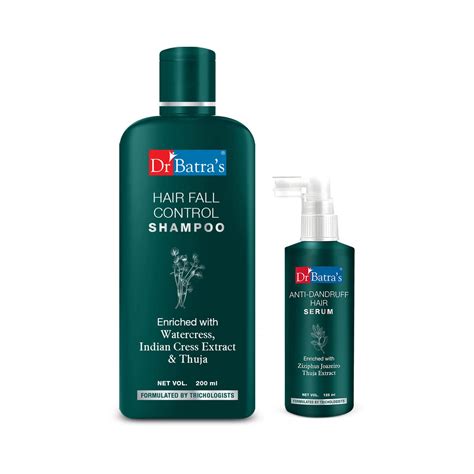 Buy Dr Batra's Anti Dandruff Hair Serum and Hairfall Control Shampoo ...