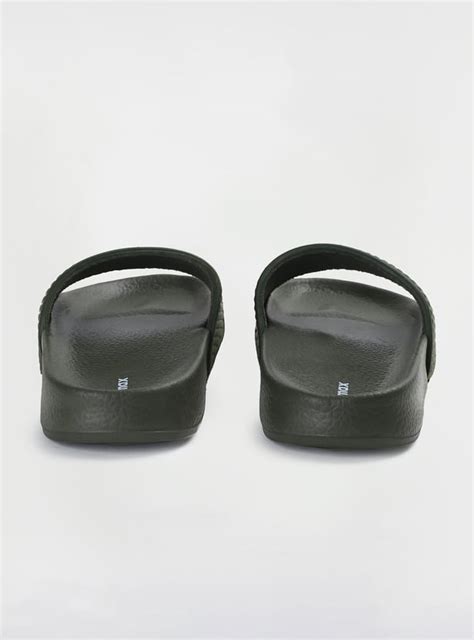 Buy Men Textured Open-Toe Sliders Online at just Rs. 499.0 ...