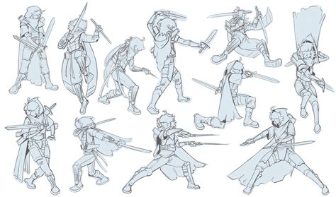 ArtStation - Dual Sword Gestures
