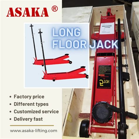 ASAKA Long Floor Jack - High Performance Hydraulic Jack