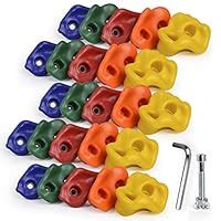 Buy SSBRIGHT Sets of 25 Multi-Colored Kids&Adults Large Rock Climbing ...