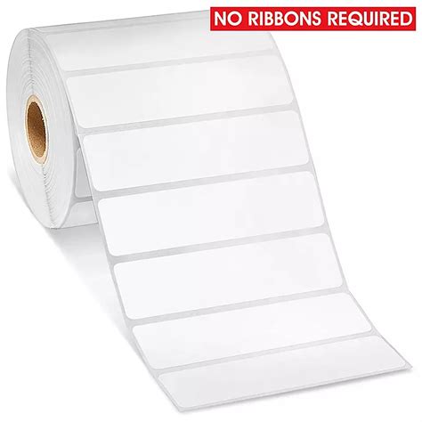 Removable Adhesive Desktop Direct Thermal Labels - 4 x 1" S-19483 - ULINE