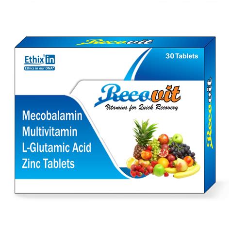 RecoVit Tablet - Lycopene, L-Glutamic Acid & Methylcobalamin ...