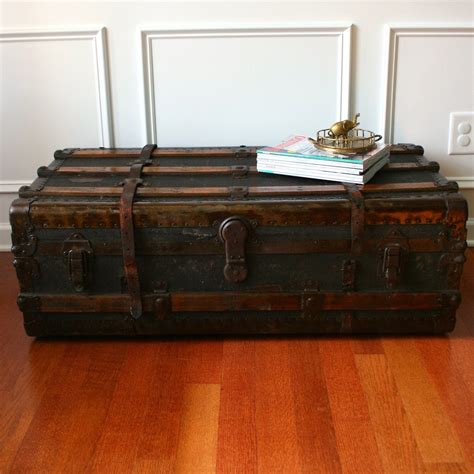 Vintage Trunk Coffee Table - Foter
