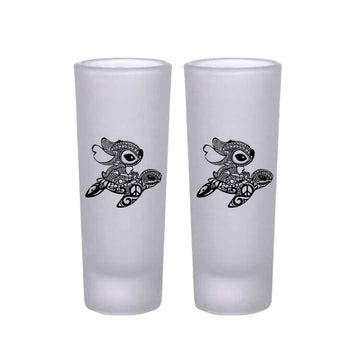 Frosted Shooter Glasses Design - Mandala Art