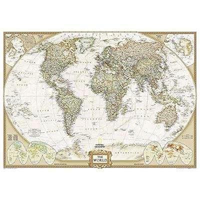 Buy National Geographic: World Executive Mural Wall Map 106.25 x 76.5 ...