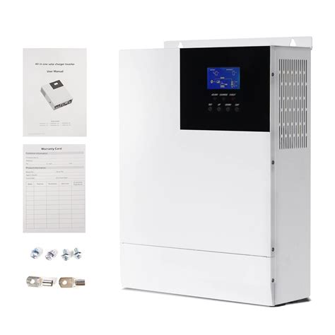 Buy 3000W Solar Hybrid Inverter 24V DC to 110V-120V AC, Pure Sine Wave ...