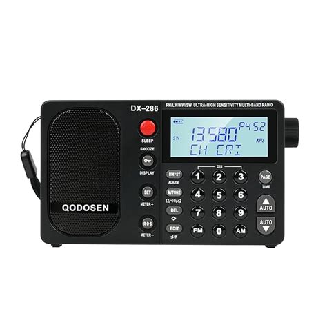 QodoSen DX-286 Portable Radio with TEF6686 Automotive Chip, LW/AM/FM ...