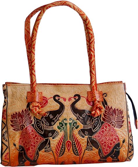 Crafts of India Twin Royal Elephants ethnic traditional 100% Genuine ...