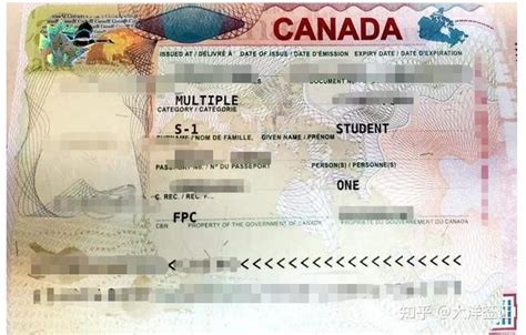 加拿大签证的贴签流程 - 知乎