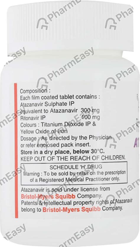 Buy Atazor R Bottle Of 30 Tablets Online at Flat 15% OFF | PharmEasy