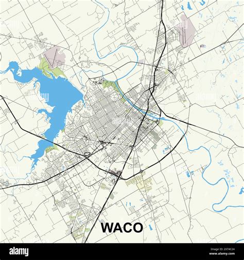 Waco city map hi-res stock photography and images - Alamy