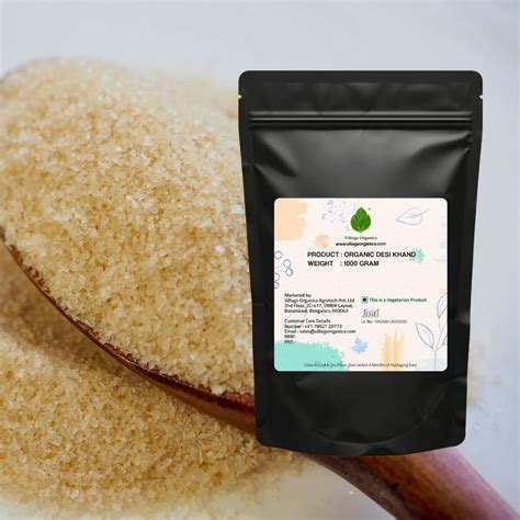 Village-Organica Desi Khand | Organic & Natural | Pure & Unrefined ...