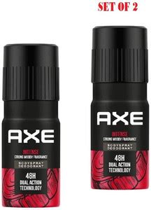 AXE INTENSE BODY SPRAY DEODORANT EACH 150ML FOR MEN PACK 2 Body Spray ...