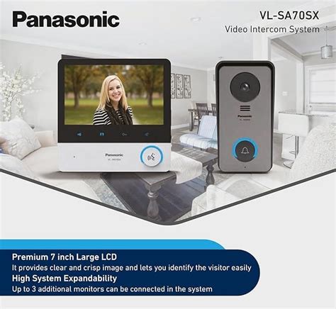 Panasonic VL-SA70SX Video Intercom System | Home & Office | Sensor ...