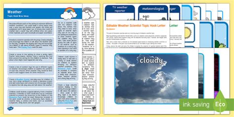 Weather Topic Hook Wow Ideas and Resource Pack - Twinkl
