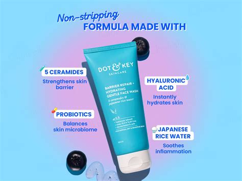 Buy Dot & Key Barrier Repair + Hydrating Gentle Face Wash Online ...