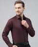 Buy Burgundy Shirts for Men by HANCOCK Online | Ajio.com