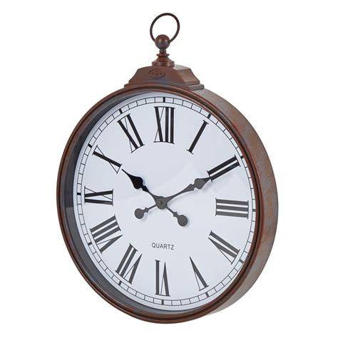Buy Corsica Fortune Glass Wall Clock - 43cm from Corsica by Home Centre ...