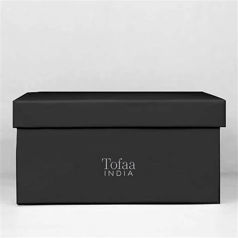 Coal Black Color Rigid Box – TOFAA