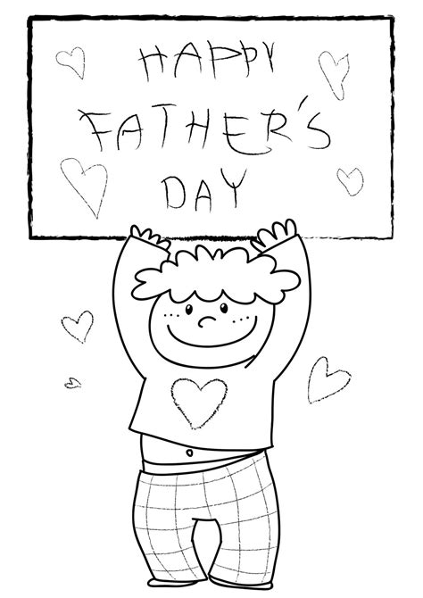 Father´s Day Coloring ~ Child Coloring